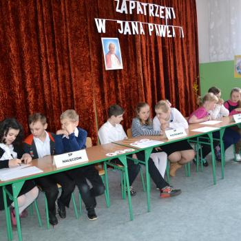 Międzyszkolny konkurs wiedzy o życiu Jana Pawła II.