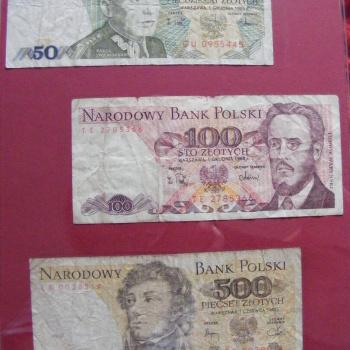 Mamy też stare banknoty