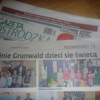 W gminie Grunwald dzieci się świecą !