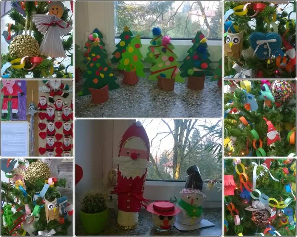 Dekoracje bożonarodzeniowe w naszej szkole