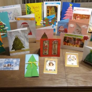 Kartki świąteczne dla seniorów - uczymu sie pomagać innym