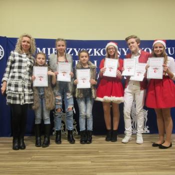 Sukcesy na VI Międzyszkolnym Konkursie Piosenki Bożonarodzeniowej w Sośniach