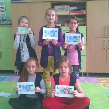 Konkurs plastyczny "Znam polskie banknoty"