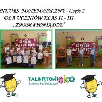Konkurs matematyczny w Samorządowej Szkole Podstawowej w Lubczy