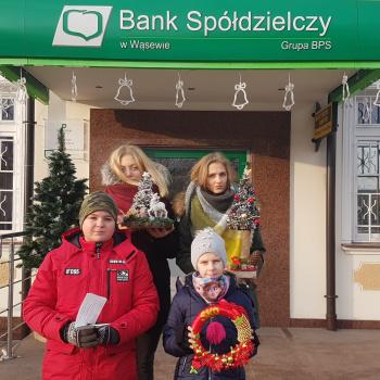 SKO-wicze z wizytą w Banku Spółdzielczym w Wąsewie