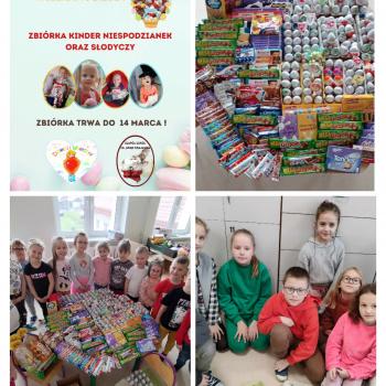 Oszczędzamy,więc pomagamy - Zbiórka Wielkanocna Kinder niespodzianek