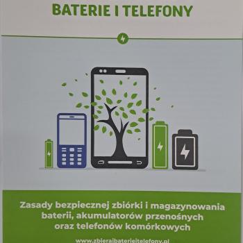 akcja ZBIERAJ BATERIE I TELEFONY - Chroń nasze środowisko