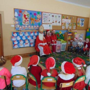 Wizyta św. Mikołaja u najmłodszych
