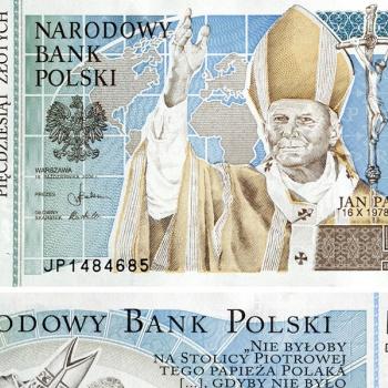 A może banknoty z wizerunkiem papieża?