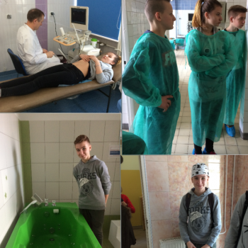 Wizyta Talentowiczów w nidzickim szpitalu w ramach innowacji „Tajemnica życia”