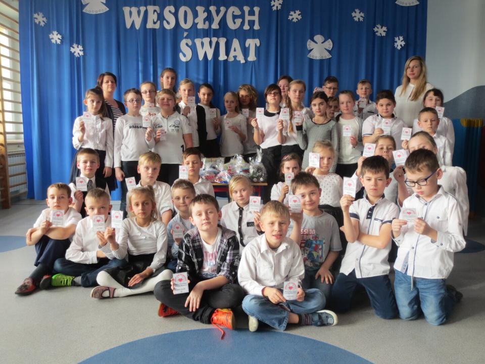 Akcja charytatywna-zbiórka artykułów szkolnych dla dzieci i młodzieży z Ośrodka Edukacyjno - Rehabilitacyjnego w Rusinowicach