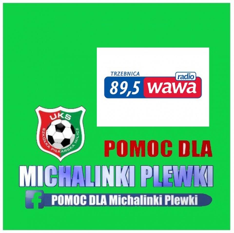O turnieju oraz akcji charytatywnej na rzecz Michalinki w radiu WAWA Trzebnica