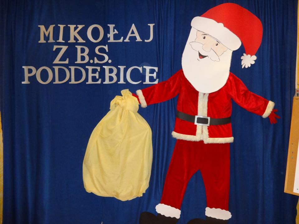 Mikołaj z Bankiem Spółdzielczym w Poddębicach