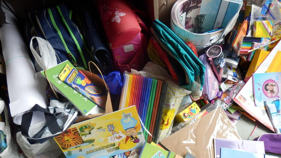 Zbiórka przyborów szkolnych dla dzieci z Ukrainy