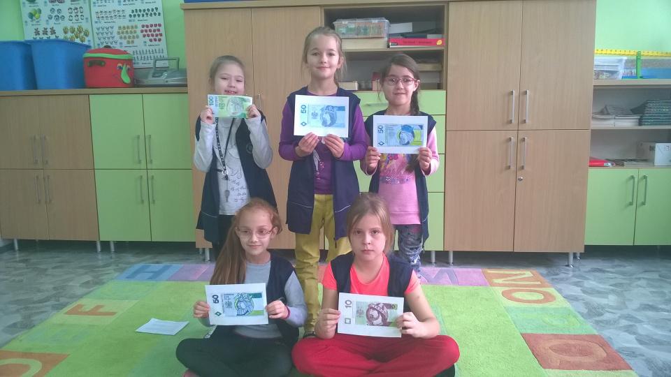 Konkurs plastyczny "Znam polskie banknoty"