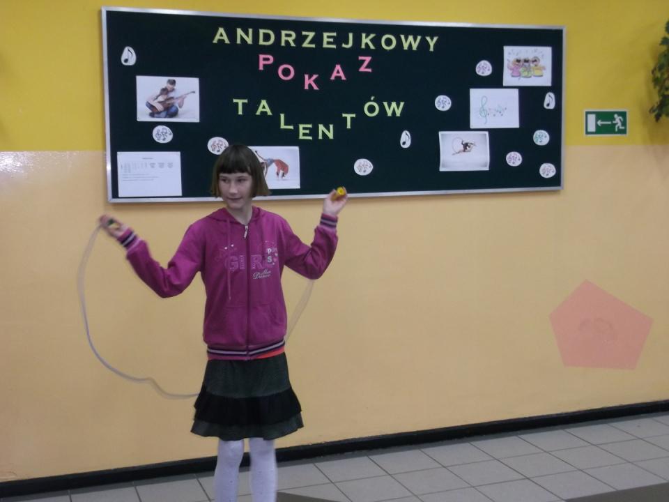 Andrzejkowy Pokaz Talentów - klasa IV