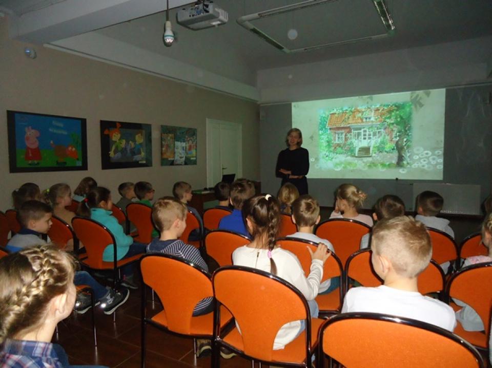 Lekcja w Bibliotece Pedagogicznej w Olsztynie