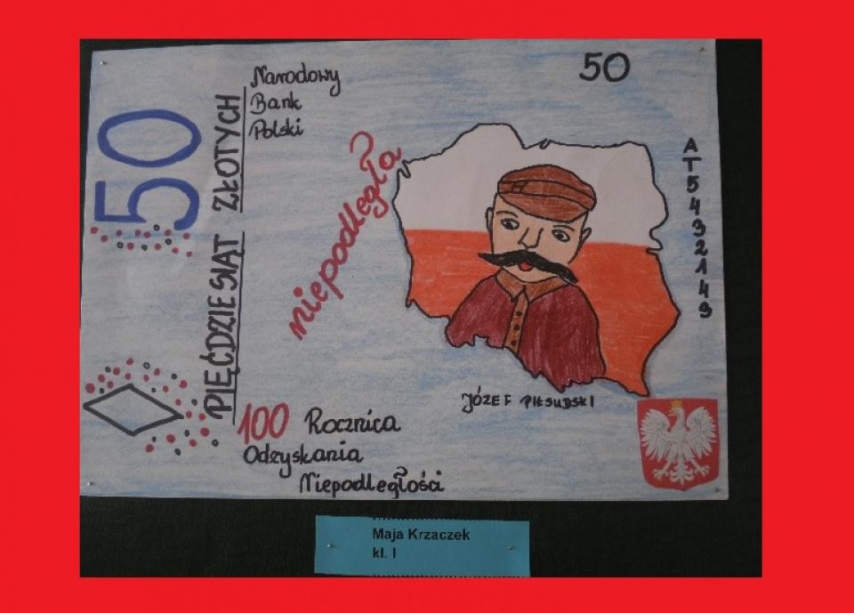 Plastyczny konkurs SKO "Mój banknot dla Niepodległej"