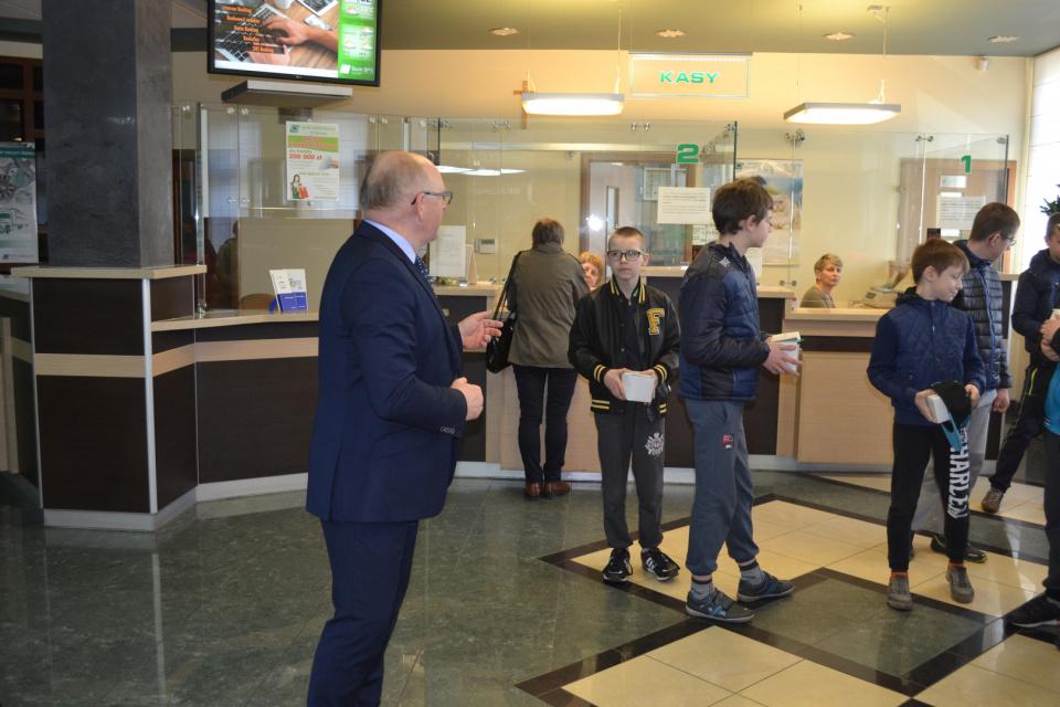 Z wizytą w Banku Spółdzielczym w Kolnie